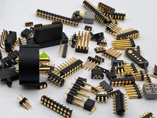 Solder Type Pogo Pin Connector 2.54mm Pitch 1x5P Pria Spring Loaded Pogo Pin