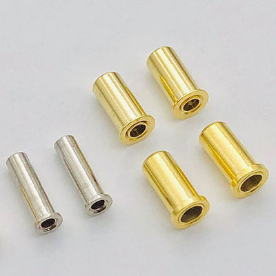 6.0mm C6801 Kuningan Pogo Pin SMT Connector Soldering Type Plated Gold Disesuaikan