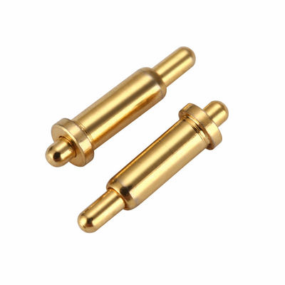 2.54mm pitch 10pin Sudut Kanan Konektor Pin Pogo Magnetik Pegas Kuningan Jantan