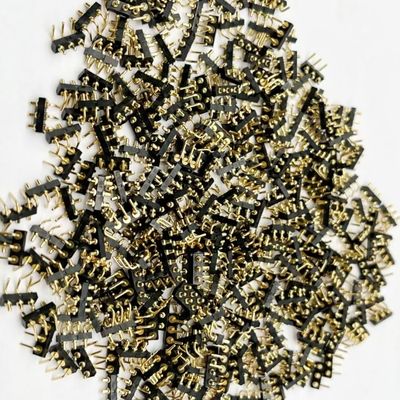 Konektor Pogo Pin khusus 2,54mm Dip Type 3pin H1.5mm untuk konektor pin pegas
