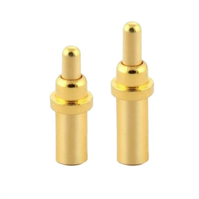 Konektor Pin Pogo Plated Emas Presisi Tinggi Untuk PCB SMT SMD Rated Current 1.5A