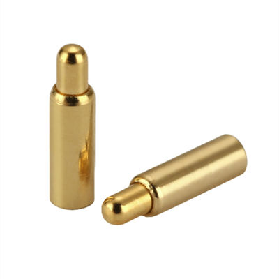 Konektor Pin Pogo Plated Emas Presisi Tinggi Untuk PCB SMT SMD Rated Current 1.5A