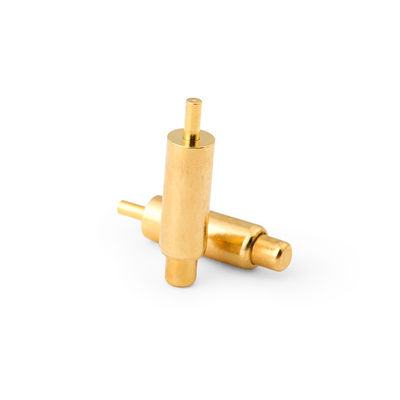 Konektor Pin Pogo Plated Emas Presisi Tinggi Untuk PCB SMT SMD Rated Current 1.5A
