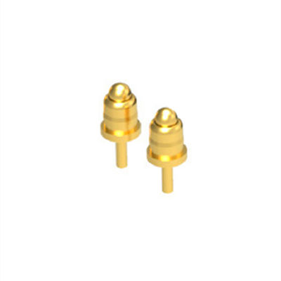Custom High Current Pogo Pin Connector Pria Gender Plated Emas Smart Loaded Contact