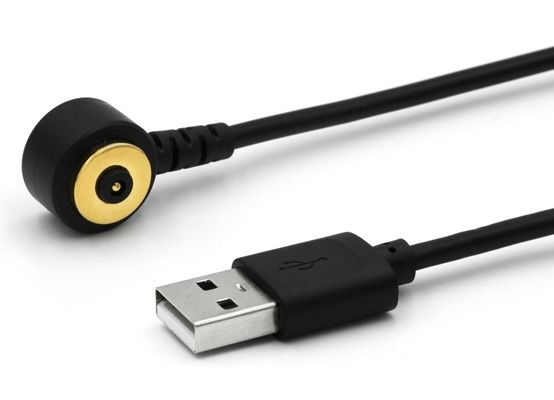 IP67 Waterproof PCB Female Pogo Pin Connector Magnetic Cable dengan Gold Flash Plating dan 50mohm Max Contact Resistance