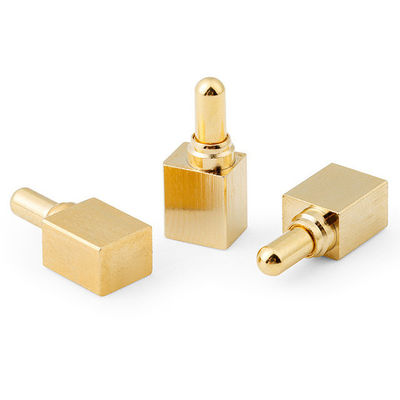 Custom Pogo Pin Side Sticker SMT Type Gold plated untuk 2.00mm Pogo Pin Connectors