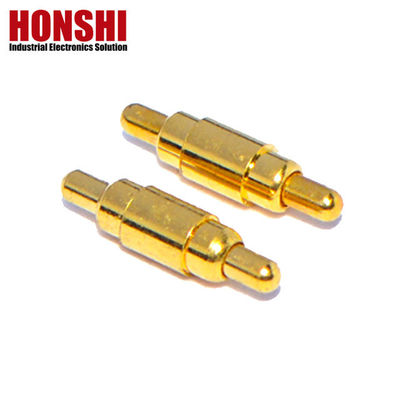 PCB Tipe Double Spring Loaded Pogo Pin Kontak Listrik Dengan 10000 Siklus Hidup