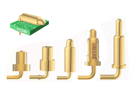 Custom Bending Type Spring Pogo pin untuk 2.54mm Pogo Pin Connectors