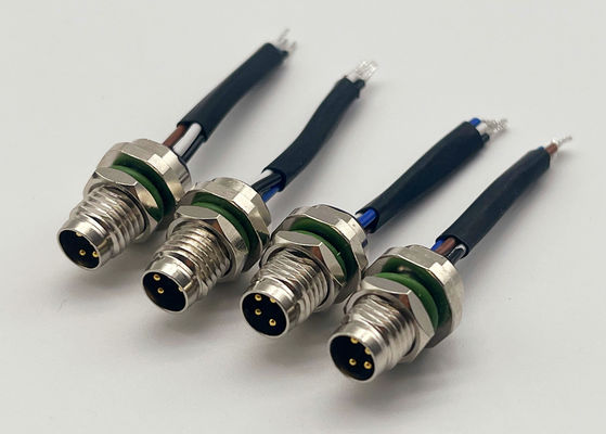 4 Pin Penghubung Kawat Bulat Pengikat Sekrup Belakang Panel M8 Penghubung
