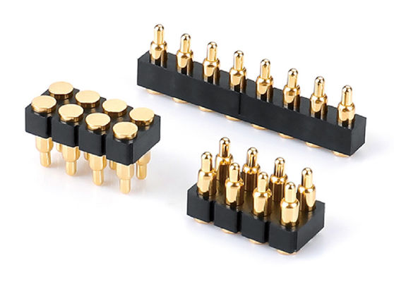 6 Pin Pogo Pin Connector Dengan Spring Contact Perbaikan Mudah Dan Penggantian