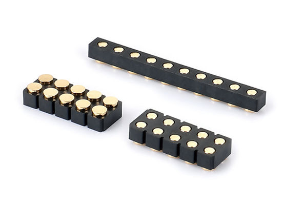 6 Pin Pogo Pin Connector Dengan Spring Contact Perbaikan Mudah Dan Penggantian