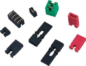 Mini Jumper Tinggi 6.0mm Merah Biru Kuning Hitam Dengan Pembungkus Bentuk Terbuka