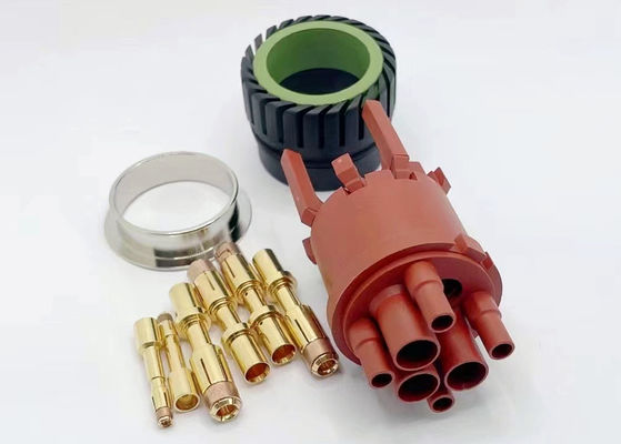 Konektor Daya M40 Bulat 6 Pin Servo Encoder Female Crimp Wire Plug