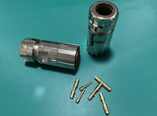 Konektor Daya M40 Bulat 6 Pin Servo Encoder Female Crimp Wire Plug