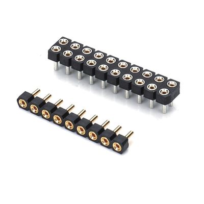 2.0mm Male Round Pin Header Dual Row PCB Connector Mesin Pin Header