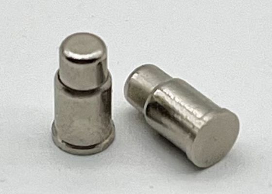 Brass Pogo Pin Connector 1A Presisi arus bernomor diproses melalui lubang Pogo Pin