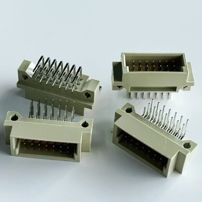 2.54mm Din 41612 Konektor 21 Posisi Sudut Kanan Pria 3x7Pin Konektor Eurocard