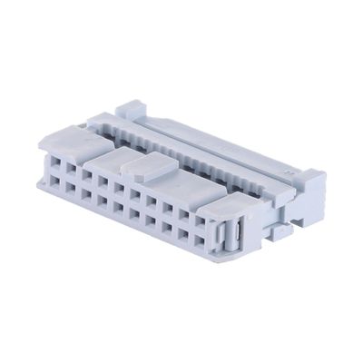 Konektor IDC Soket Wanita 2.54mm Pitch IDC Header Soket Wanita 6-64Pin FC Connector