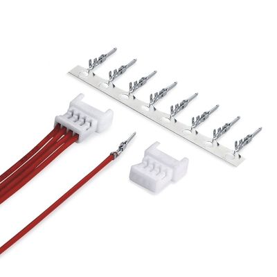 Custom Jst Kabel Sh Gh Zh Ph Xh Vh Molex 1.25 Konektor Colokan Socket Crimp Kontak OEM