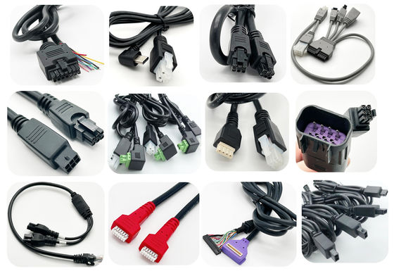 3.0 mm Pitch Kabel persegi panjang Molex Mini-Fit 8Posisi Crimp Konektor Cabel cetakan