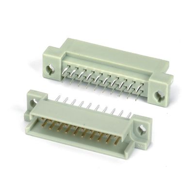 DIN 41612 Konektor 2 Baris 10 Pin Pin Wanita Langsung Melalui Lubang 2x5 Pitch 2.54mm DIP