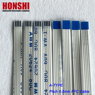 Flex Flat Connectors AWM 20624 0.5mm Pitch 4 Pin Flexible Flat Ribbon Cable Assembly