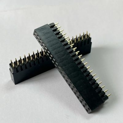 2.54mm Pitch Dual Row H8.5mm Papan ke Papan Konektor Konektor Header Pin Wanita