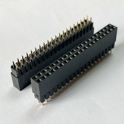 2.54mm Pitch Dual Row H8.5mm Papan ke Papan Konektor Konektor Header Pin Wanita