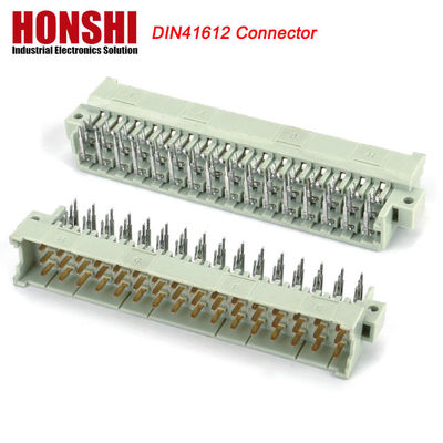 5.08mm DIN 41612 Konektor 2 Baris 15P Wanita Jenis Daya PCB Vertikal Wanita 7 + 8 P 15Pin