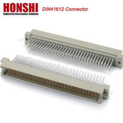 5.08mm DIN 41612 Konektor 2 Baris 15P Wanita Jenis Daya PCB Vertikal Wanita 7 + 8 P 15Pin