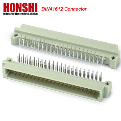 PCB Sudut Kanan Pria 48P 3 Baris DIN41612 Konektor, 90 derajat R / A PCB Pria 3 * 16P 48Pin