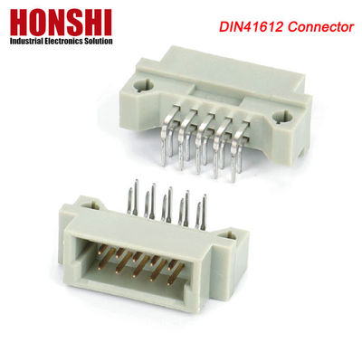 PCB Pria Pencet Pin DIN 41612 Konektor, 21pin lurus 3 baris PCB Eurocard Konektor