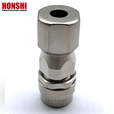 DDK CM10 Series 2Pin Konektor Bulat Wanita Solder Type One Touch Locking Ukuran Kecil