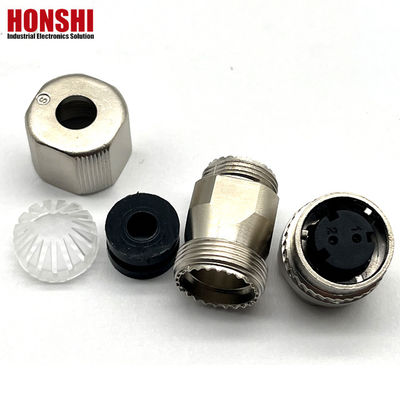 DDK CM10 Series 2Pin Konektor Bulat Wanita Solder Type One Touch Locking Ukuran Kecil