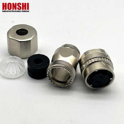 DDK CM10 Series 2Pin Konektor Bulat Wanita Solder Type One Touch Locking Ukuran Kecil