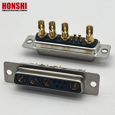 D-SUB 9W4 Female Gold Pin Solder Wire Type Connectors 10A 20A 30A 40A