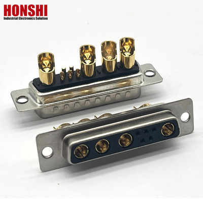 D-SUB 9W4 Female Gold Pin Solder Wire Type Connectors 10A 20A 30A 40A
