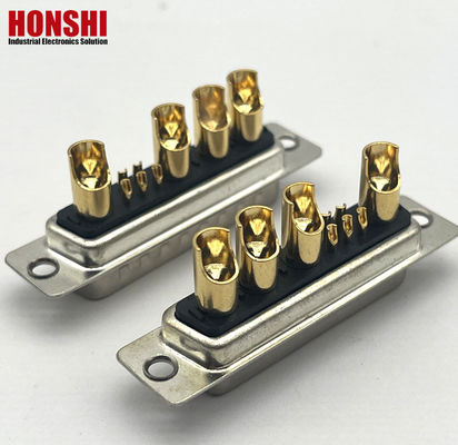 D-SUB 9W4 Female Gold Pin Solder Wire Type Connectors 10A 20A 30A 40A