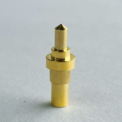Pogo Pin Connector Spring 1A 3A 10A Emas Tembaga M8 M4 M3 M2 Sekrup Konduktif Thread Test Pin