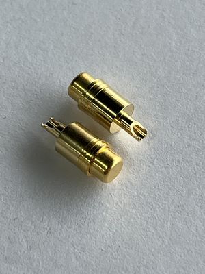 Uji Probe 3 5 6 8 10 12 15 Amps 20 a High Current Pogo Pin Connector Wire Solder Cup