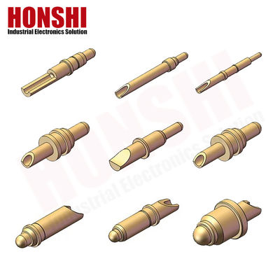 High Current 3A 5A 10A Solder Cup Spring Pogo Pin Probe Tes Disesuaikan Untuk Kebutuhan Soldering