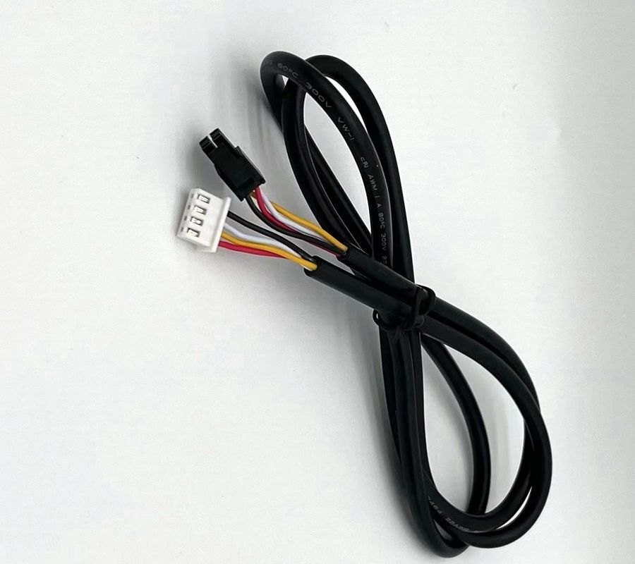Custom JST Electrical Wire Harness Assembly XH 2.5 4 Pin Untuk MX3.0mm 4p Konektor