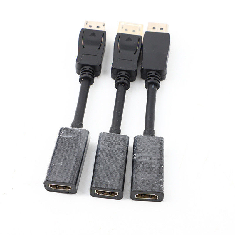 DP Male TO HDTV Female Kabel Adaptor HDTV 4K 30HZ Pengisian Cepat Transfer Data