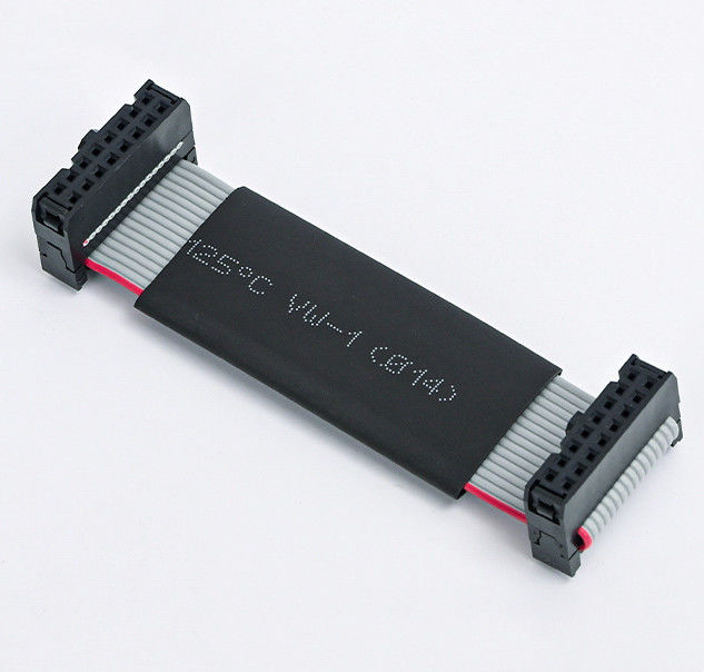 26 Pin 34 Pin Ribbon Kabel Majelis IDC Dengan 2.54mm IDC TO IDC Soket Tube Hitam