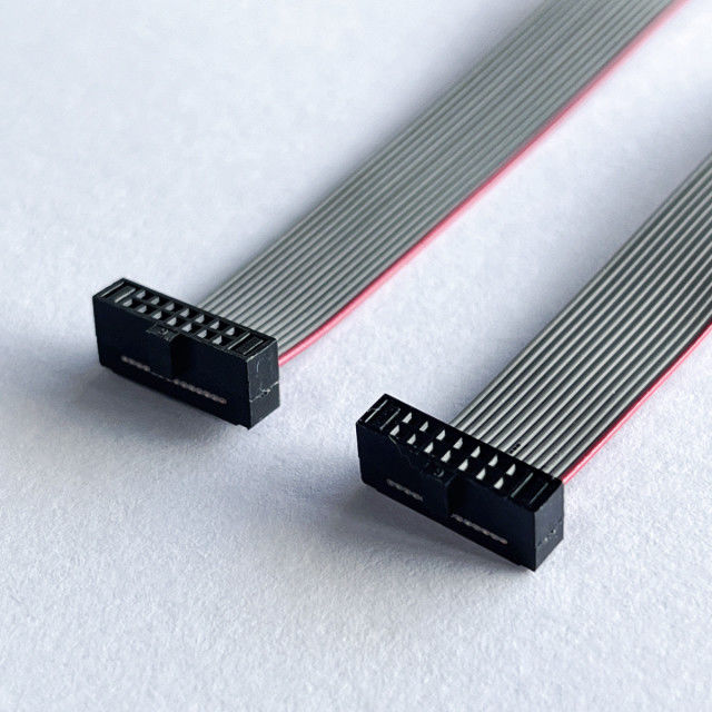 1.27mm Flat IDC Cable 10 Pin - 100 Pin Ribbon Cable Assembly Panjang yang disesuaikan