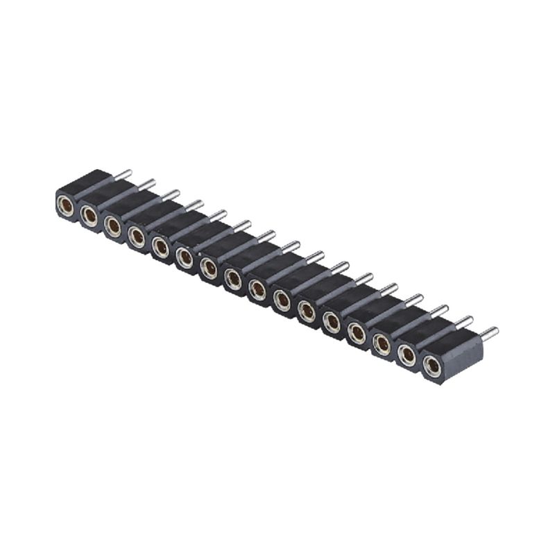 Mesin Kepala Wanita 2.54mm H7.0mm Panjang 10.0mm lurus 1-40Pin PCB Konektor