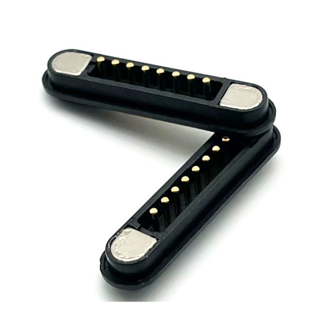 8pin Magnetic Connector Pria Wanita Pogo Pin Connector Untuk Pcb Board