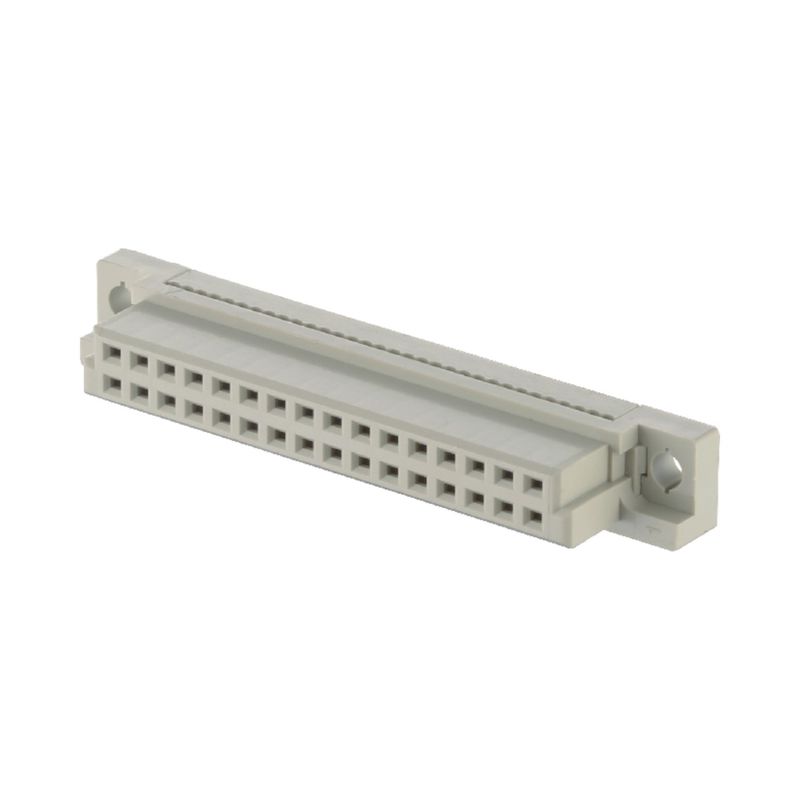 2 Baris 32 Pin IDC Jenis Konektor Din41612 2.54mm Pitch Konektor Wanita