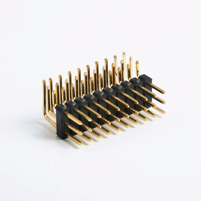 Plating Emas 2.0mm Board To Board Header Connector 3 - 120 Pin PCB Male Pin Connector