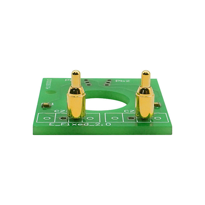 Daya tinggi 9A Baterai Kuningan POGO Pin Konektor Melalui Lubang PCB Spring Loaded Pin